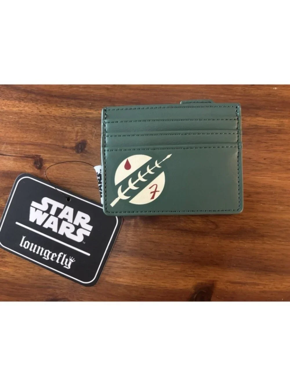 NEW Boba Fett Star Wars Loungefly Green Wallet